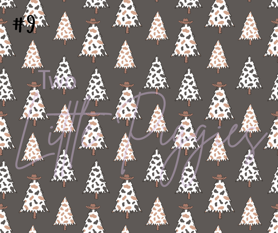 Printed Vinyl - Howdy Christmas