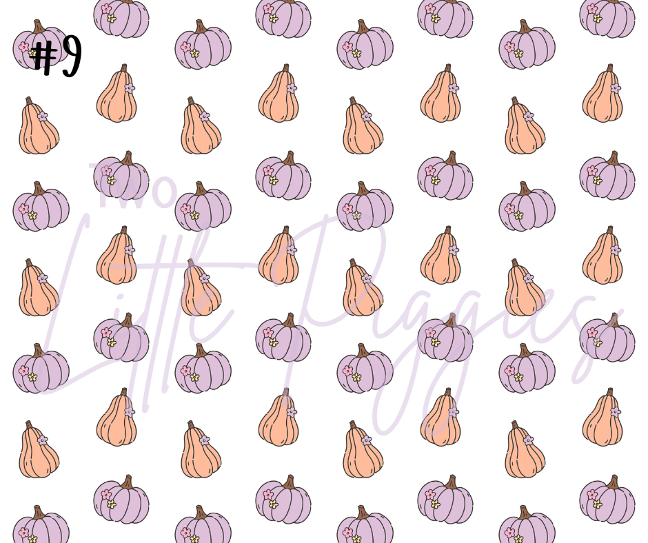 Printed Vinyl - Coquette Pumpkin