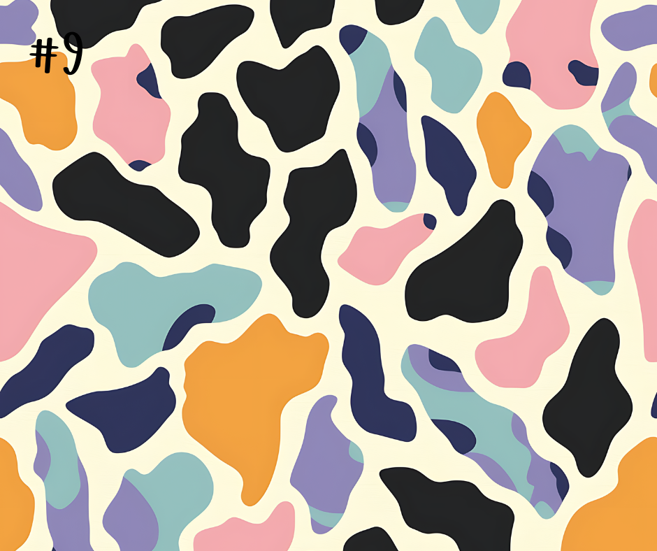Printed Vinyl - Groovy Animal Print Collection