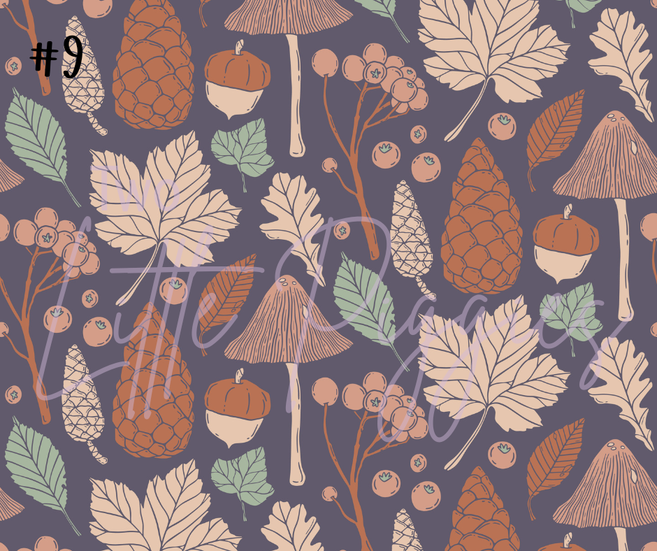 Printed Vinyl - Cozy Fall