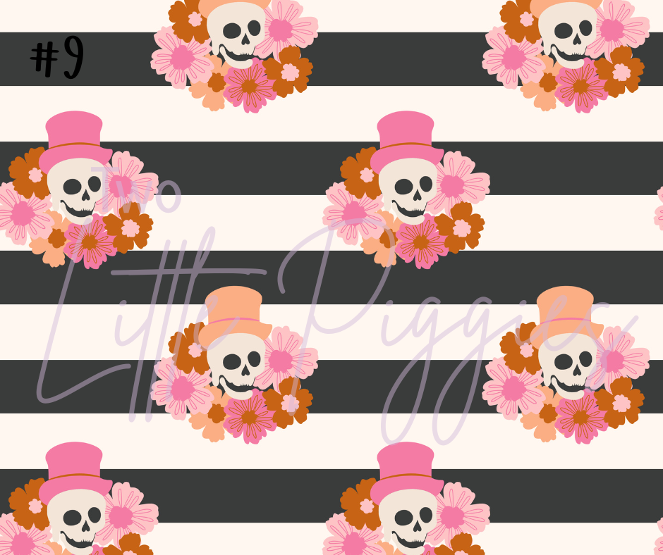 Printed Vinyl - Halloween - Funny Bones