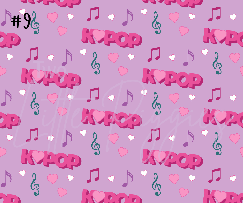 Printed Vinyl - K-Pop