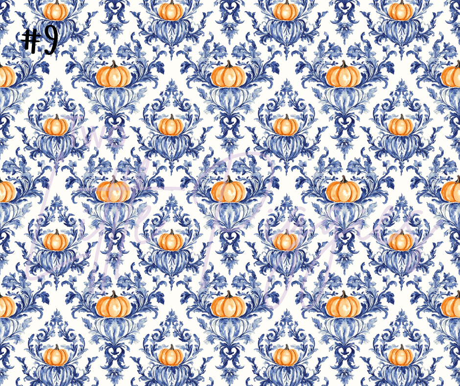 Printed Vinyl - Halloween - Preppy Halloween