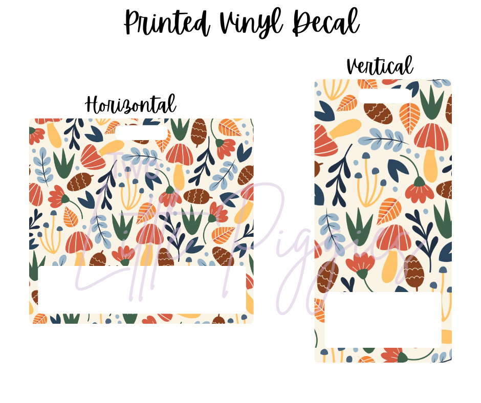 Printed Vinyl - Let's Go Camping