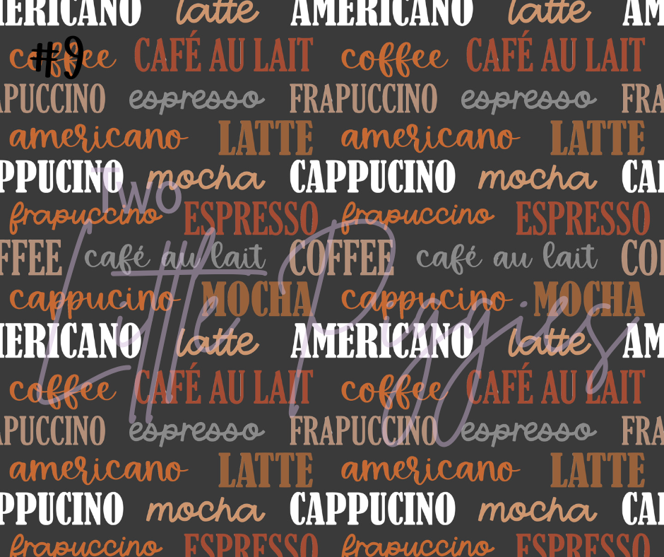 Printed Vinyl - But First Coffee