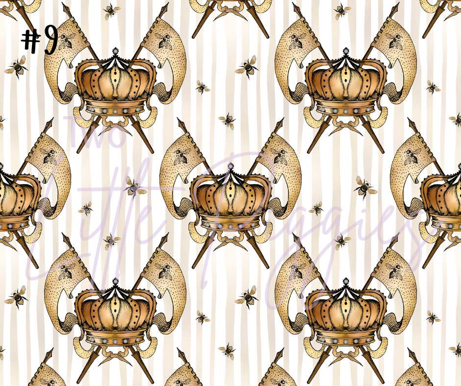 Printed Vinyl - Bumbling Bees