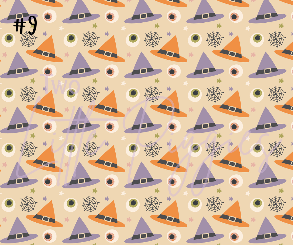 Printed Vinyl - Halloween - Witchy
