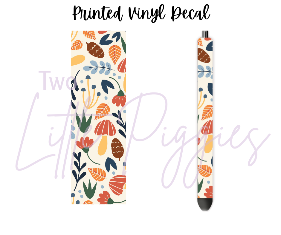 Printed Vinyl - Let's Go Camping