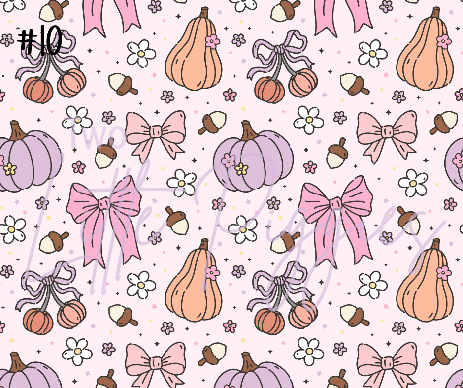 Printed Vinyl - Coquette Pumpkin
