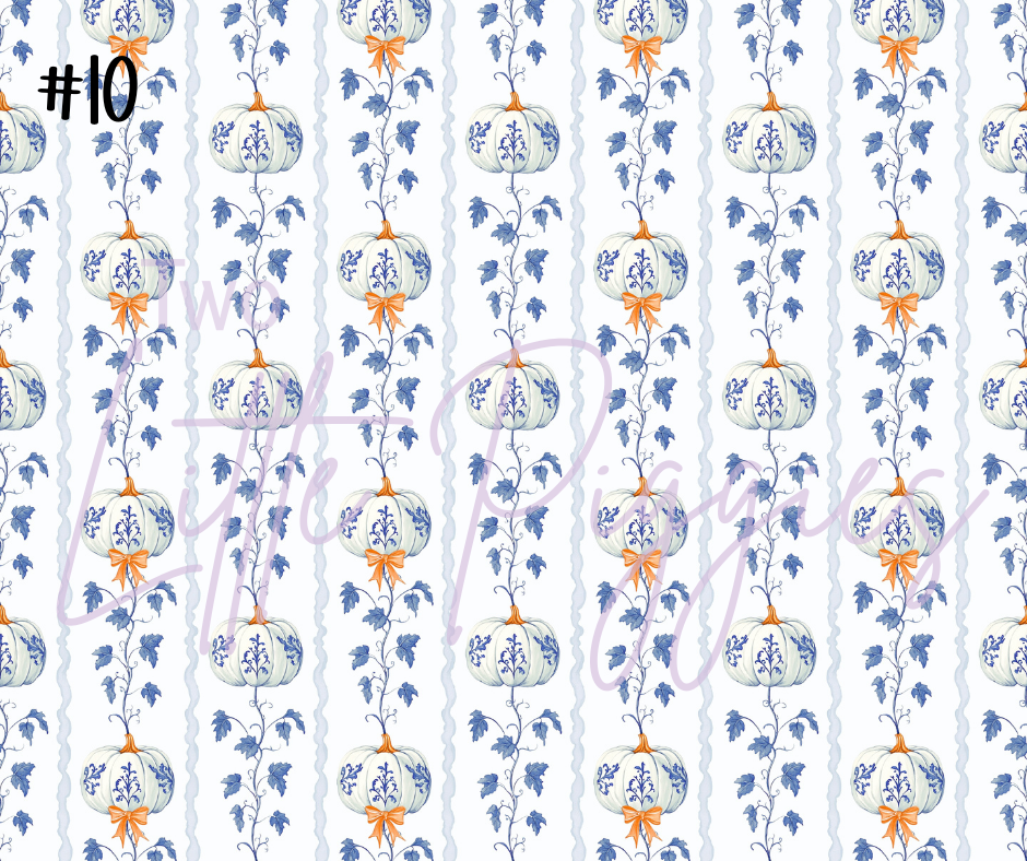 Printed Vinyl - Halloween - Preppy Halloween