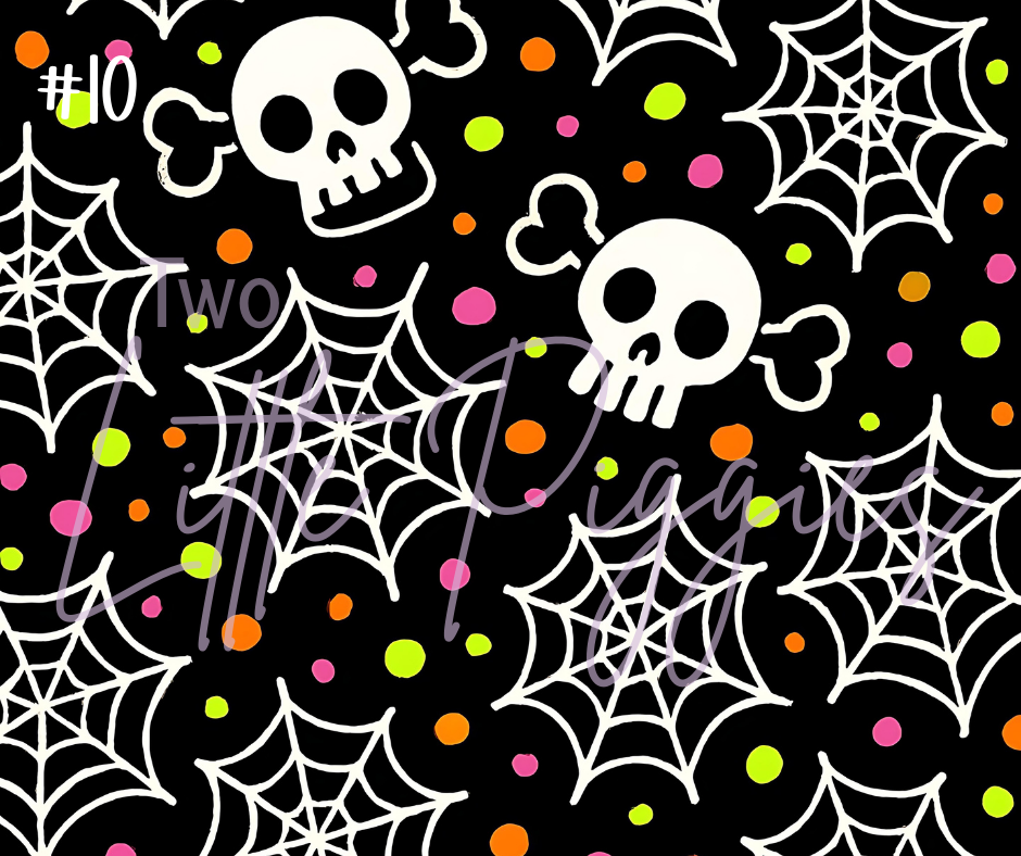 Printed Vinyl - Halloween - Neon Halloween