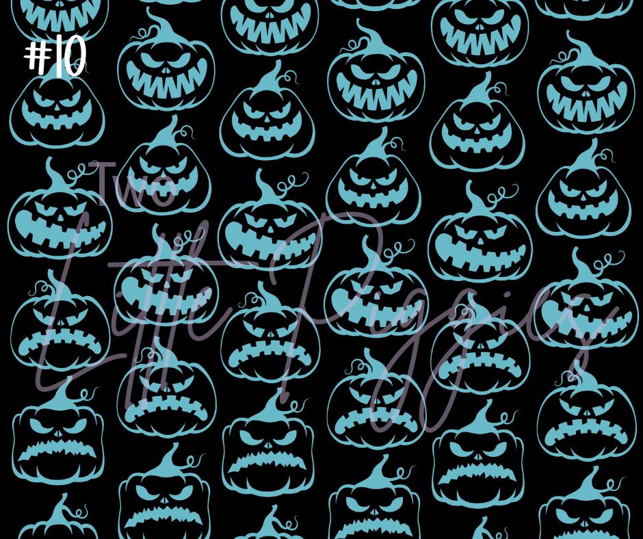 Printed Vinyl - Halloween Pastel Purple Collection