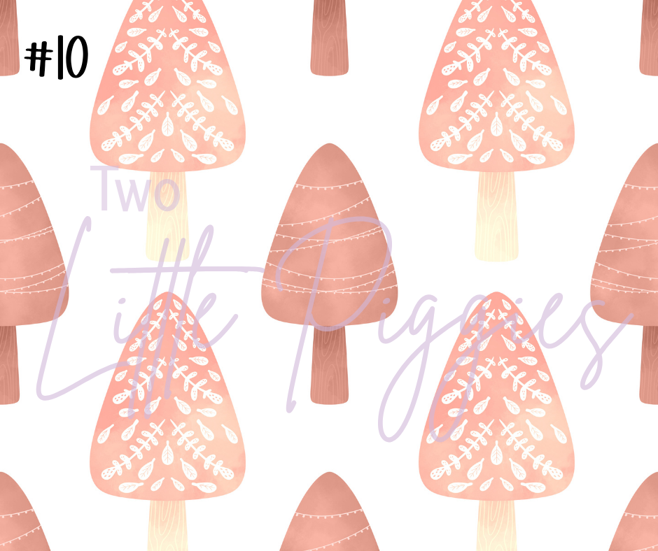 Printed Vinyl - Rosy Christmas