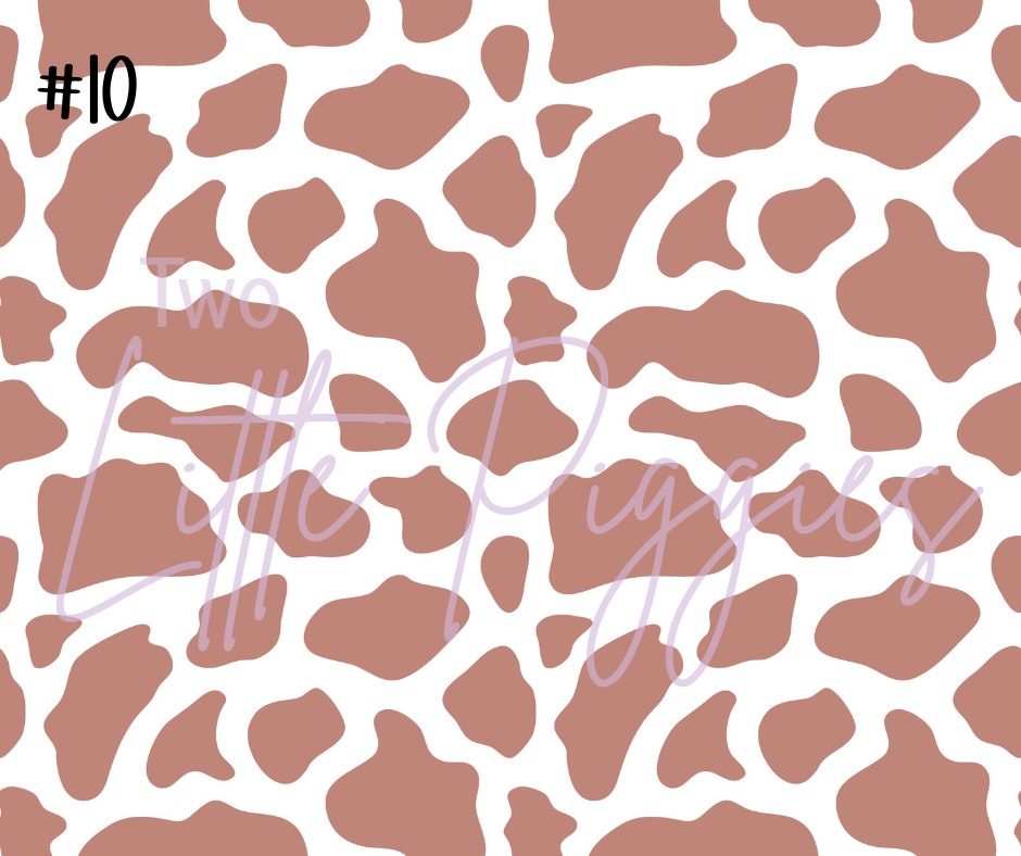 Printed Vinyl - Boho Cow