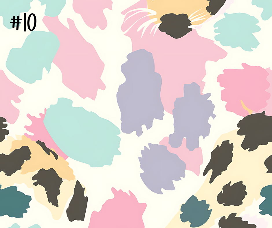Printed Vinyl - Groovy Animal Print Collection