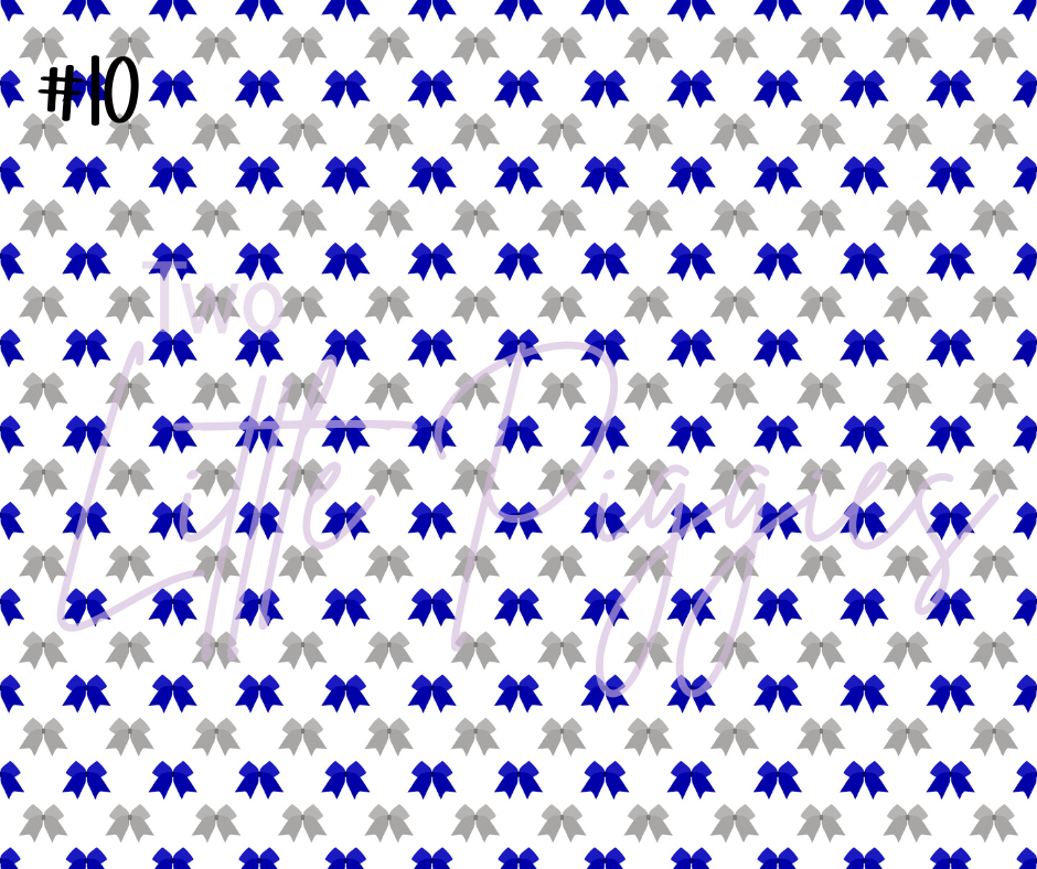 Printed Vinyl - Cheer - Royal Blue
