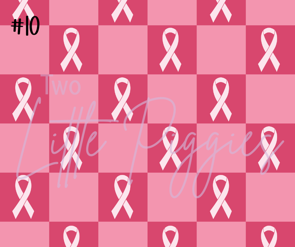 Printed Vinyl - Breast Cancer Awareness
