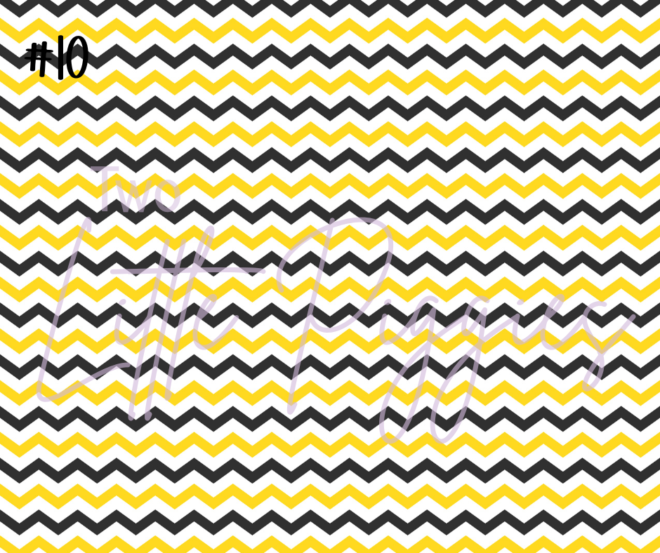 Printed Vinyl - Cheer - Yellow and Black