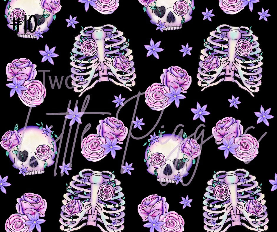Printed Vinyl - Halloween - Pastel Goth