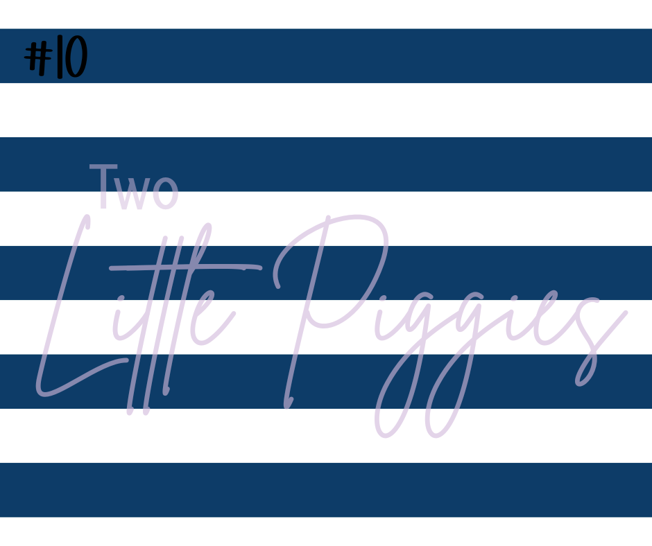 Printed Vinyl - Cheer - Navy and Orange