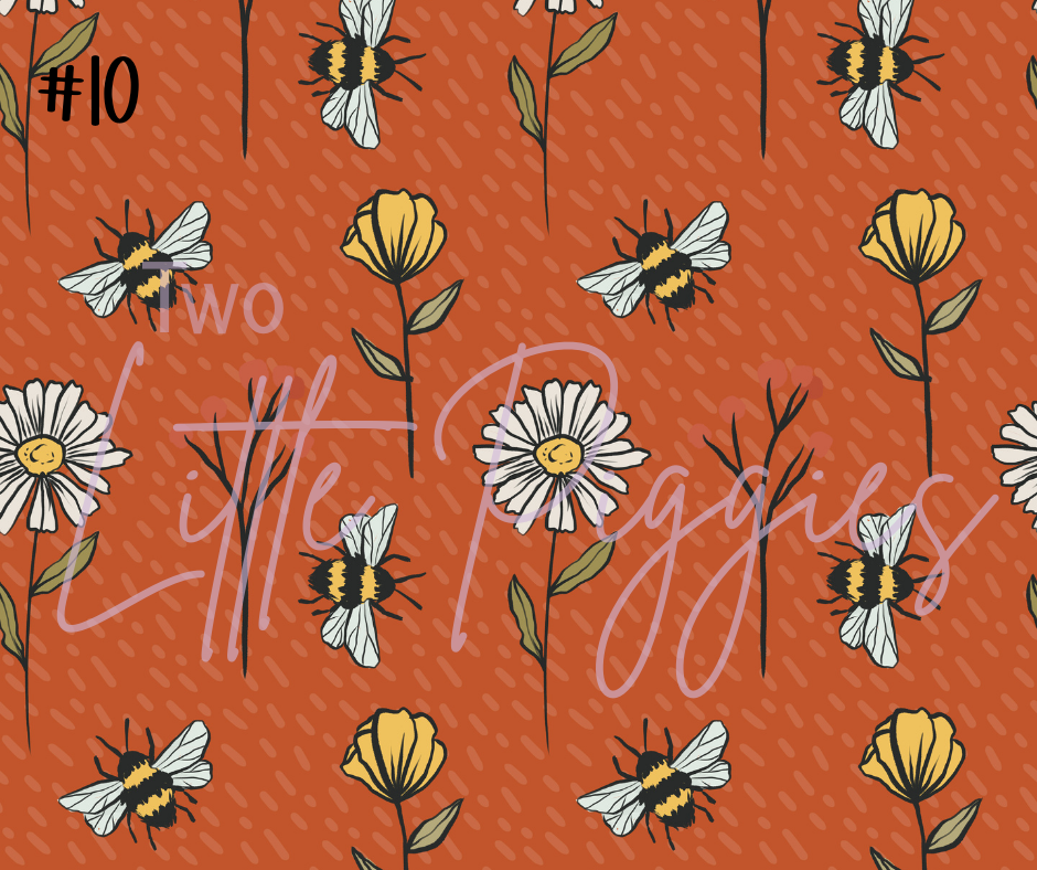 Printed Vinyl - Rustic Meadow