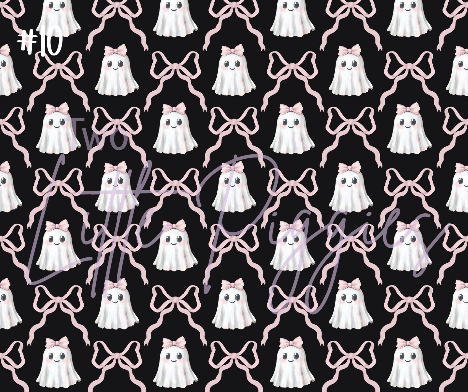 Printed Vinyl - Halloween - Pink Paranormal