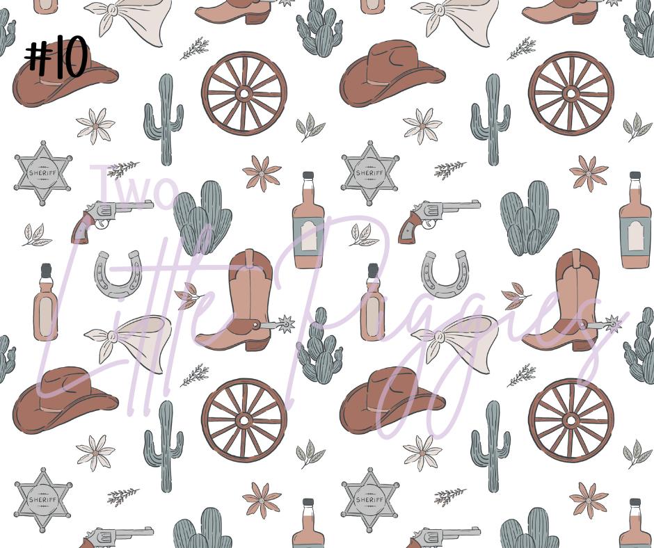 Printed Vinyl - Wild West