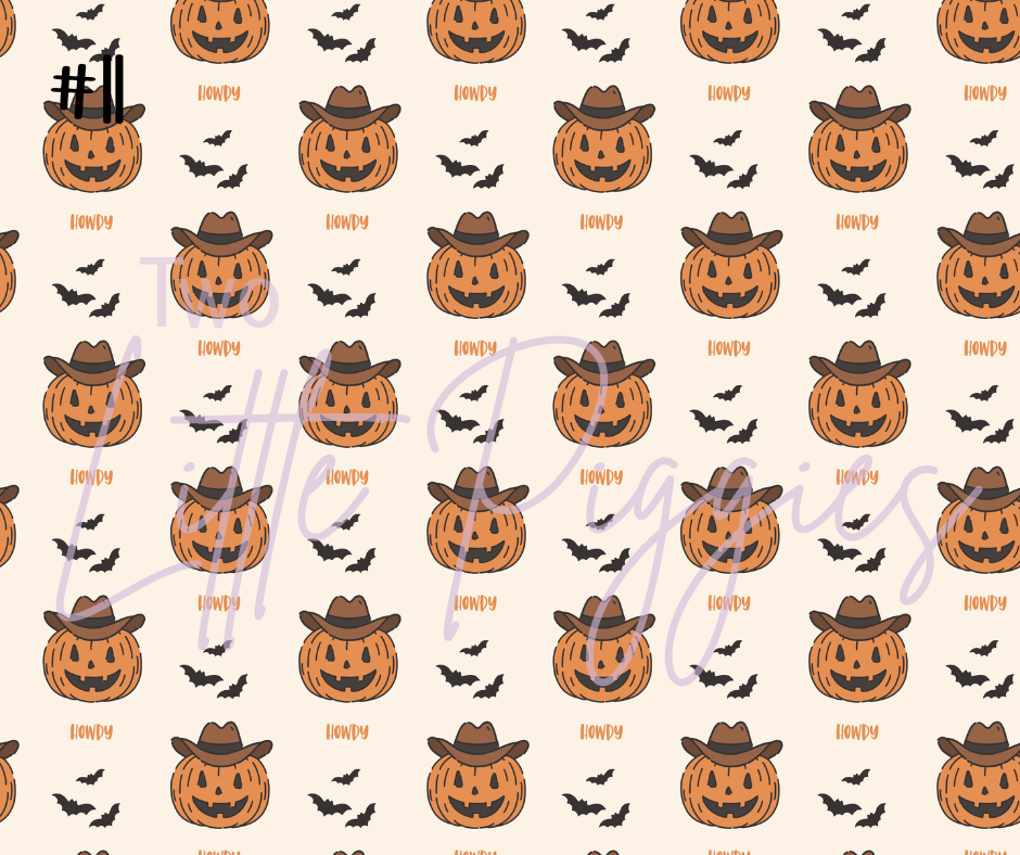 Printed Vinyl - Halloween - Hey Boo
