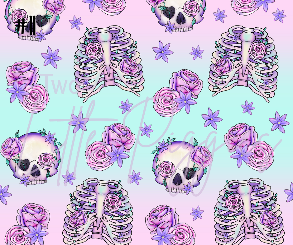 Printed Vinyl - Halloween - Pastel Goth