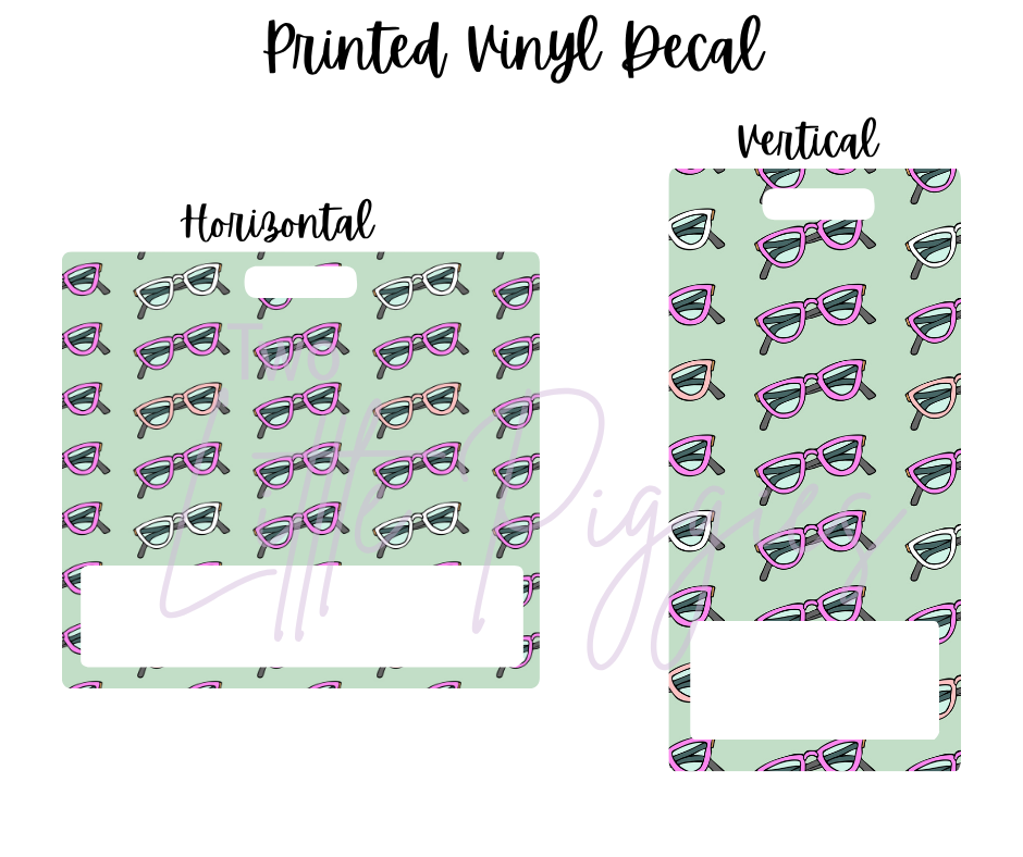 Printed Vinyl - Book Lover