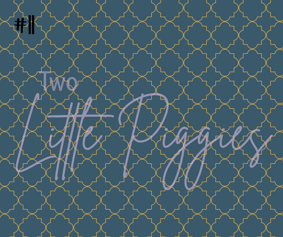 Printed Vinyl - Blue Mustard Floral