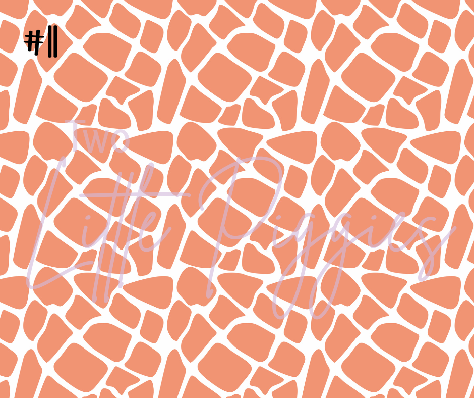 Printed Vinyl - Blush Safari