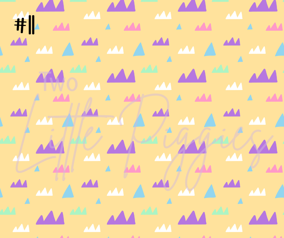 Printed Vinyl - Halloween Pastel Collection
