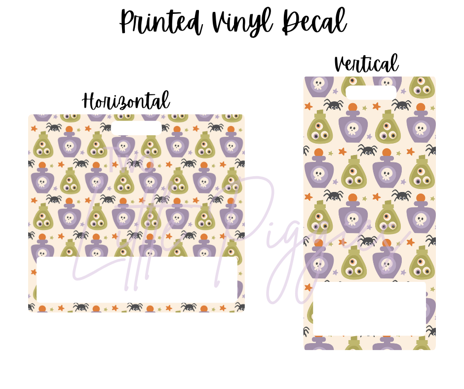 Printed Vinyl - Halloween - Witchy