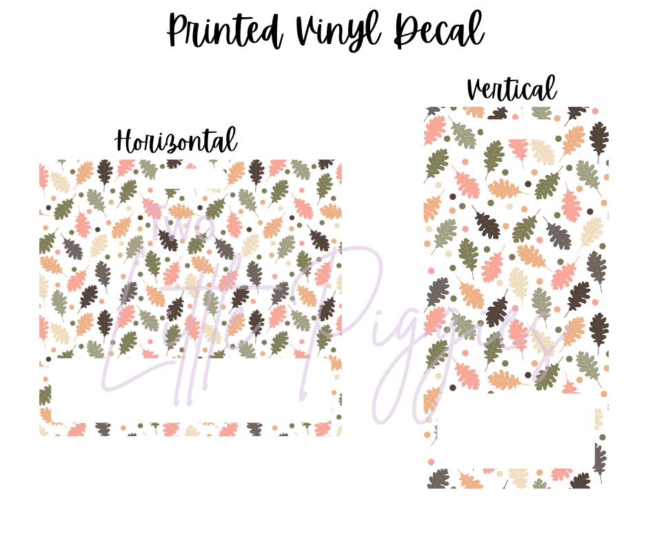 Printed Vinyl - Fall Pumpkins