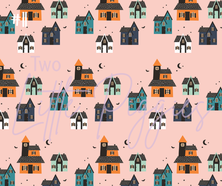 Printed Vinyl - Halloween - Boo