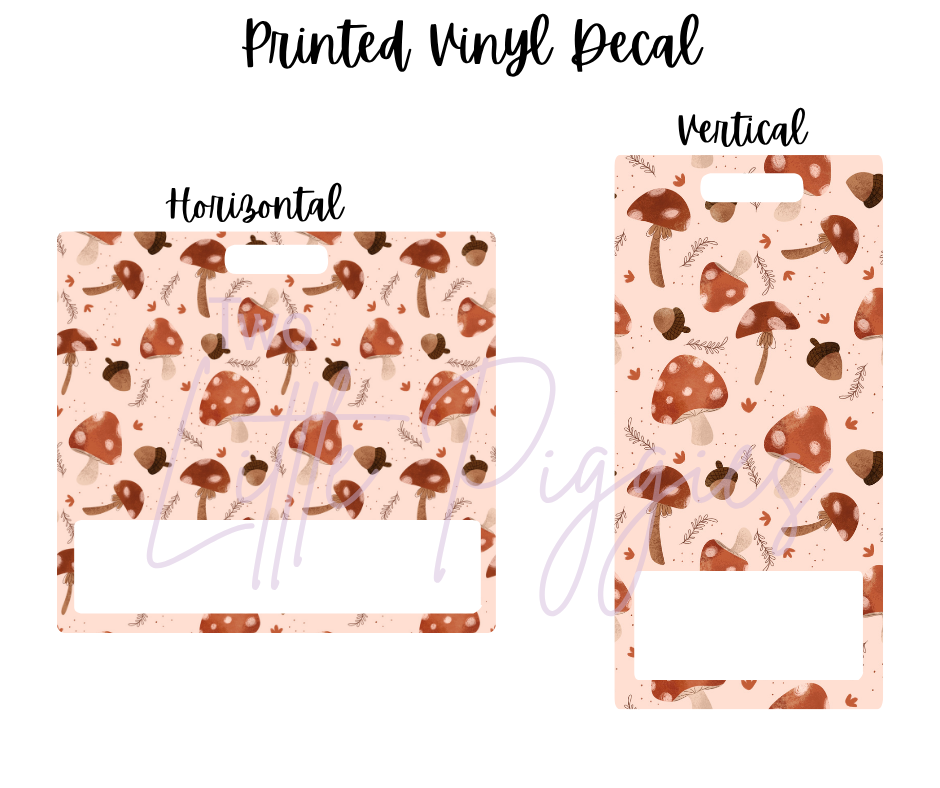 Printed Vinyl - Autumn Mushrooms