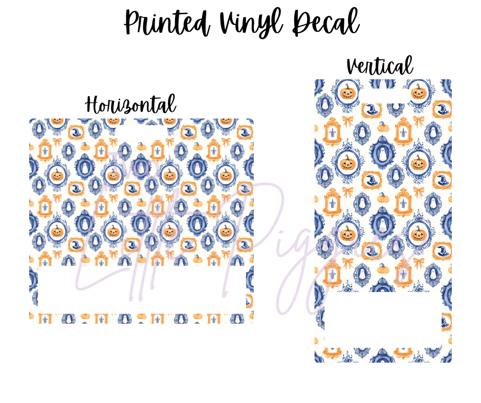 Printed Vinyl - Halloween - Preppy Halloween