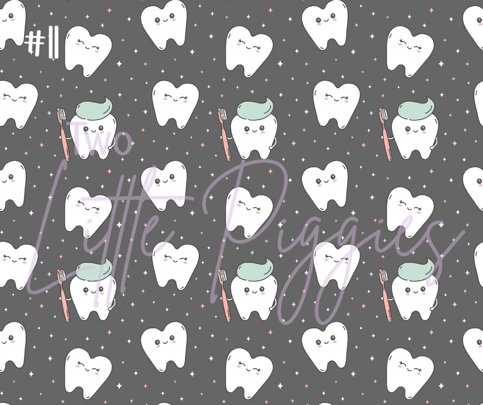 Printed Vinyl - Happy Teeth Collection