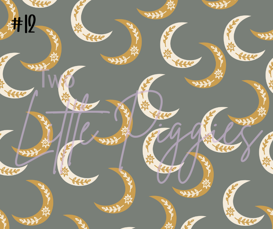 Printed Vinyl - Checkers - Earthy Insects