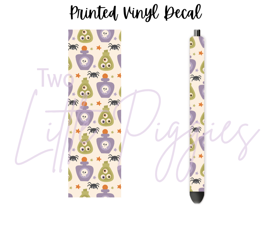 Printed Vinyl - Halloween - Witchy