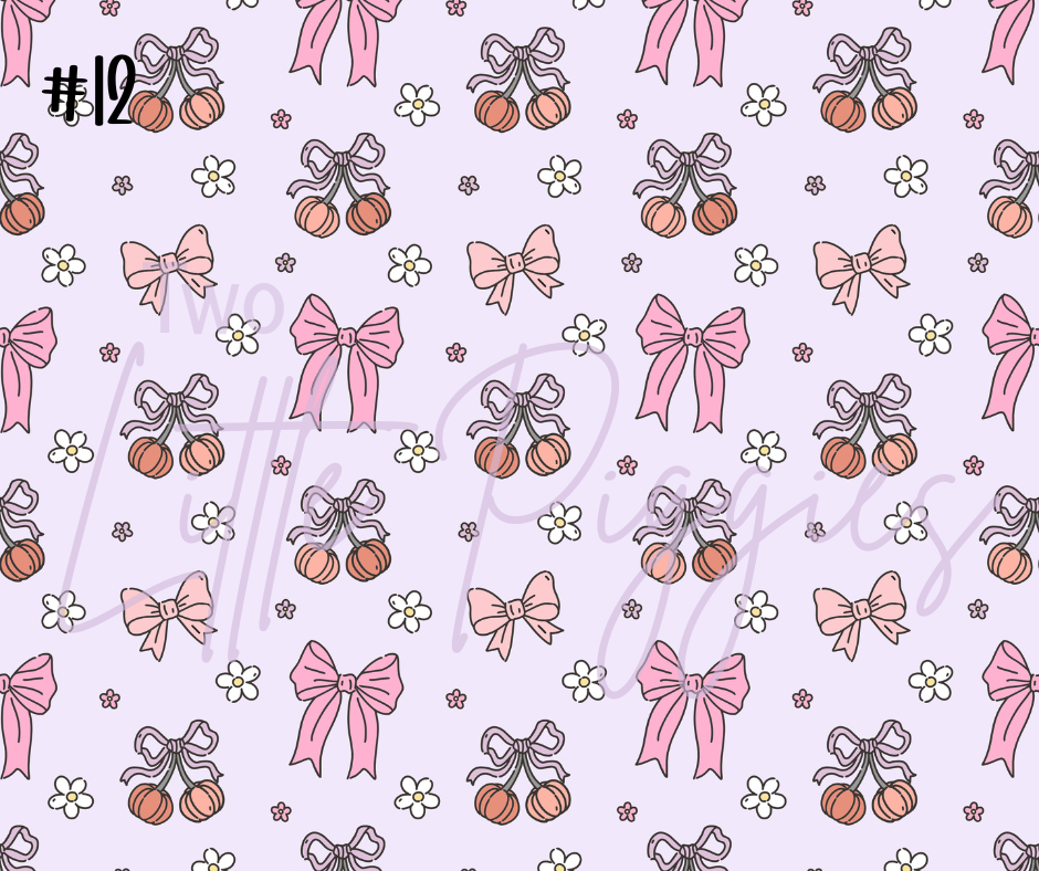 Printed Vinyl - Coquette Pumpkin