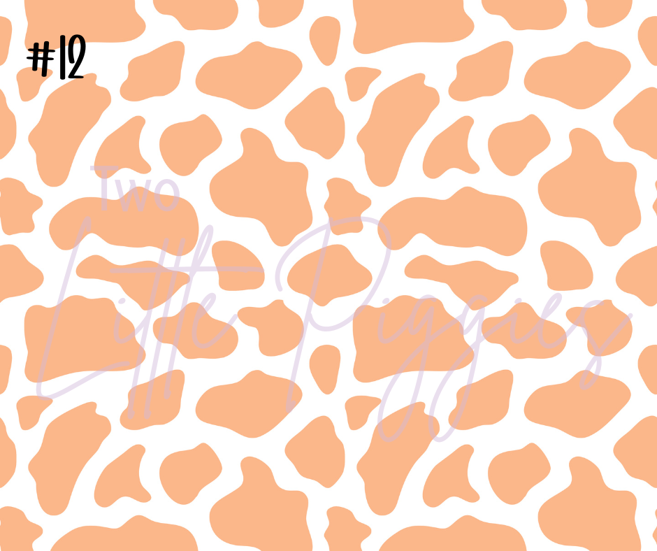 Printed Vinyl - Boho Cow