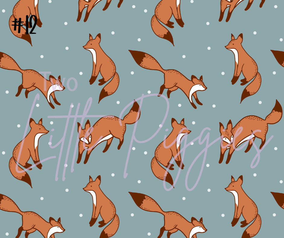 Printed Vinyl - Winter Animals