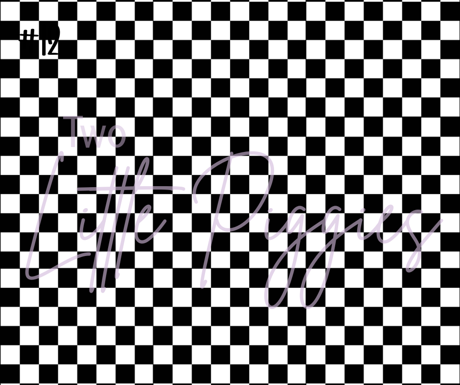 Printed Vinyl - Checkers - Regular