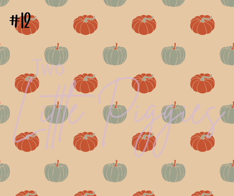 Printed Vinyl - Pumpkin Patch