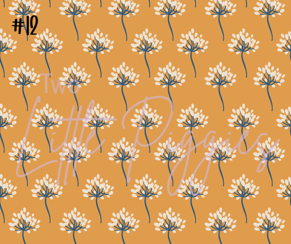 Printed Vinyl - Eclectic Floral