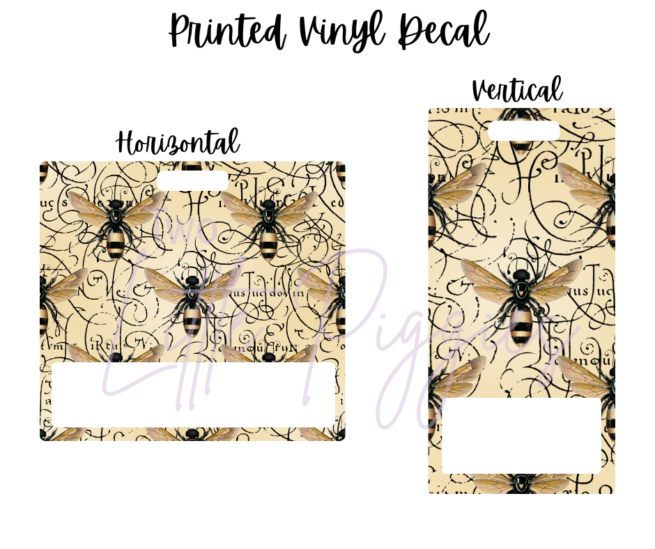 Printed Vinyl - Bumbling Bees
