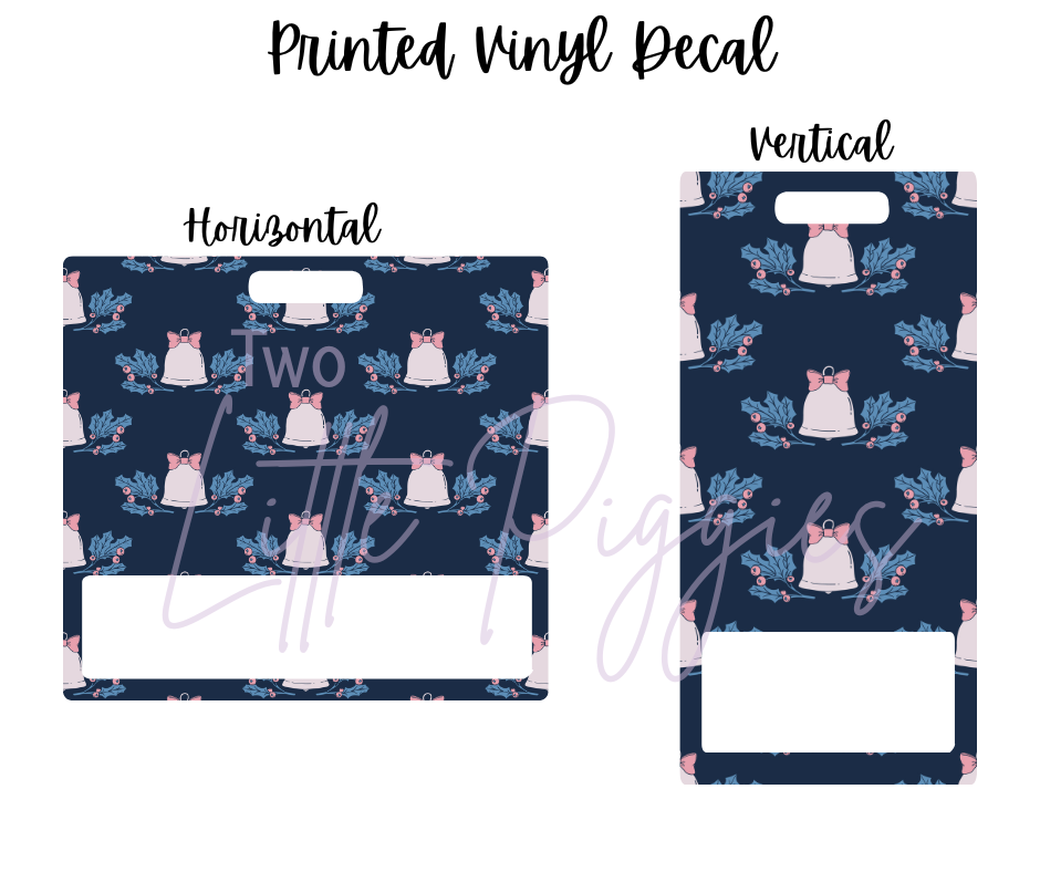 Printed Vinyl - Winter Blush