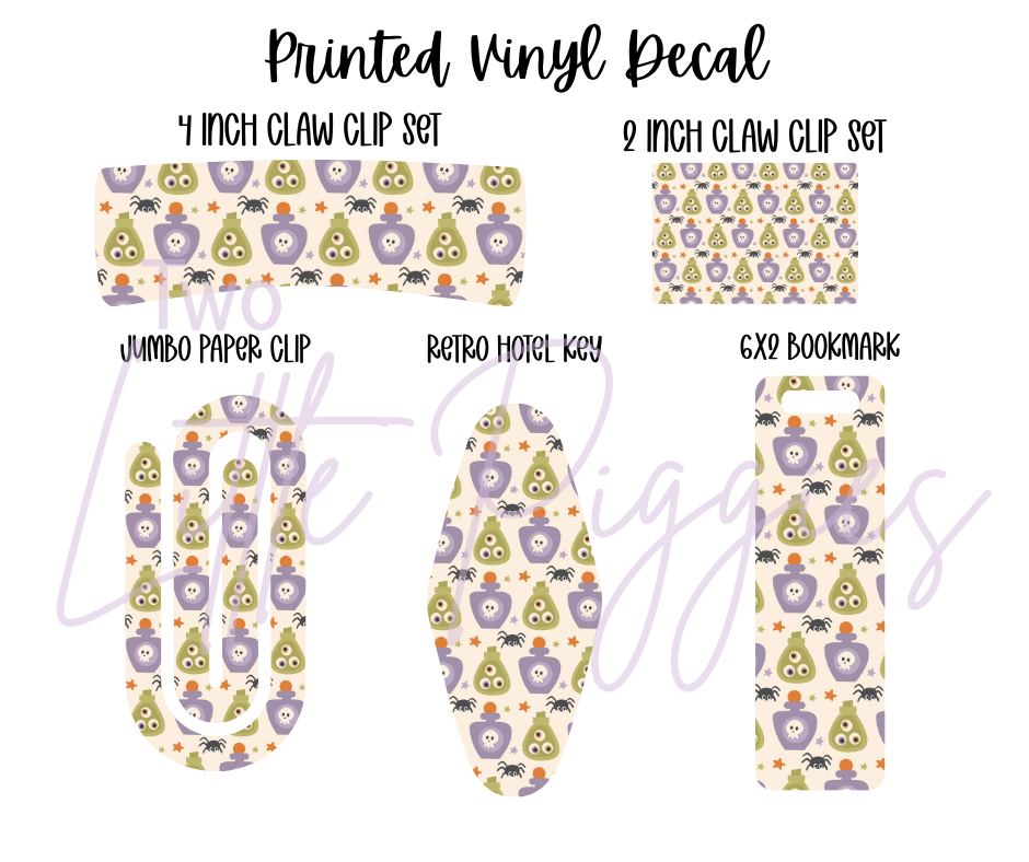 Printed Vinyl - Halloween - Witchy